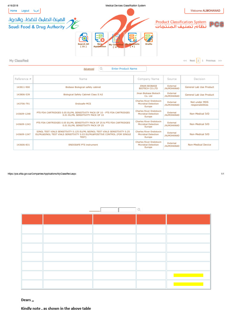 Medical Devices Classification Overview | PDF | Health Sciences | Medicine