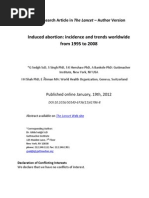 Download Induced abortion incidence and trends worldwide from 1995 to 2008 by ABC News Online SN78712454 doc pdf
