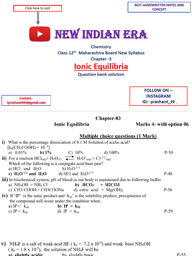 Chem ch3 QB | PDF