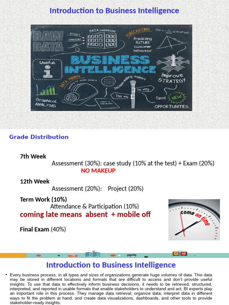 Intro BI CH (1) P | PDF | Business Intelligence | Data
