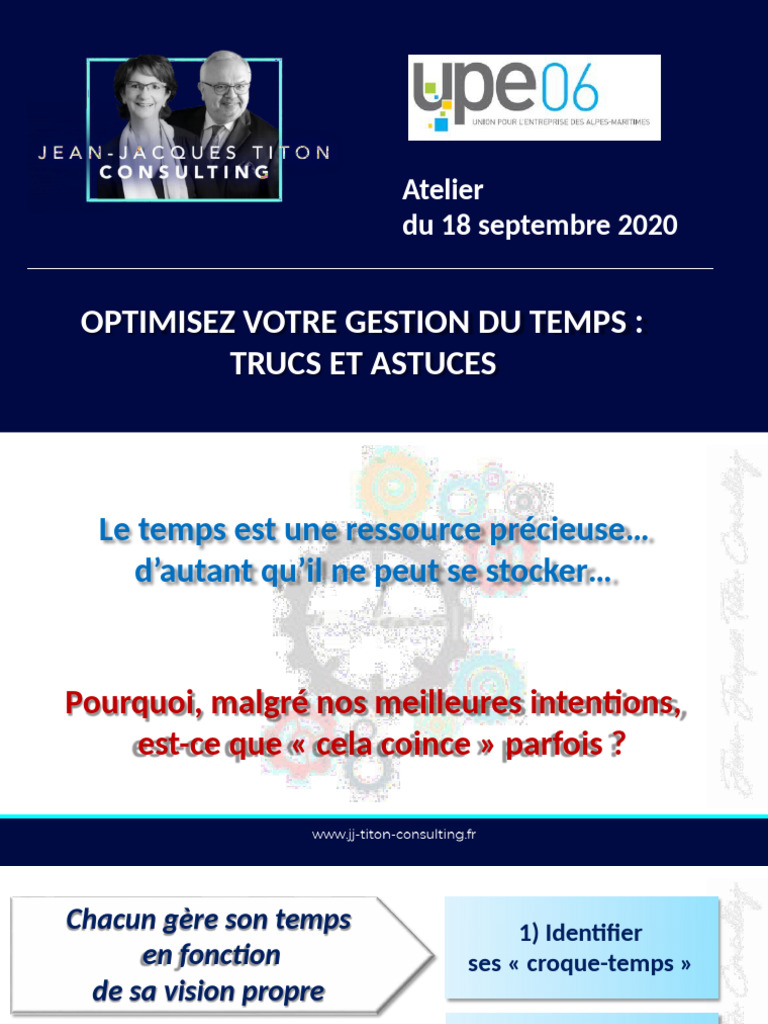 Optimisez votre gestion du temps | PDF