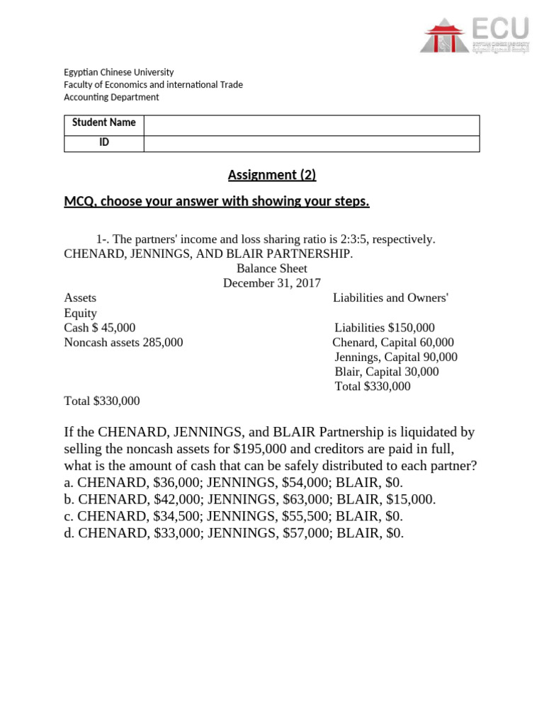 Assignment 2 | PDF | Equity (Finance) | Investing