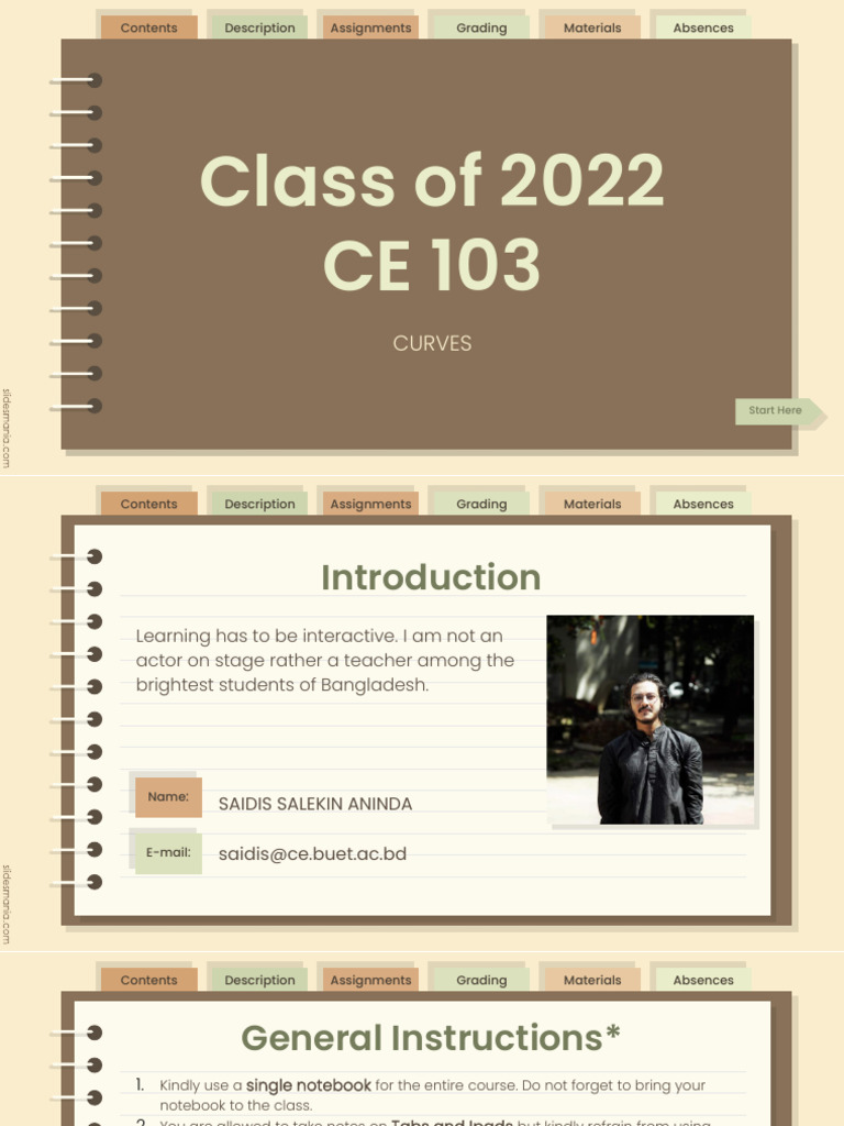 CE 103: Understanding Curves in Engineering | PDF | Angle | Curve