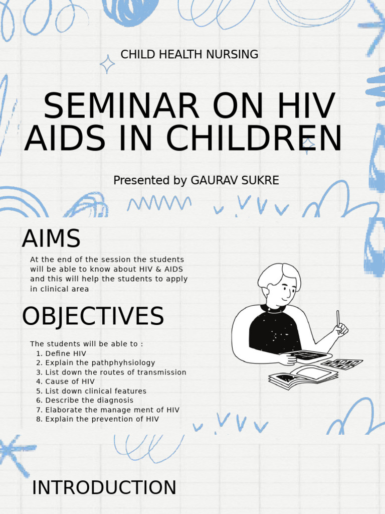 CHN Seminar On Hiv in Children | PDF | Hiv | Hiv/Aids