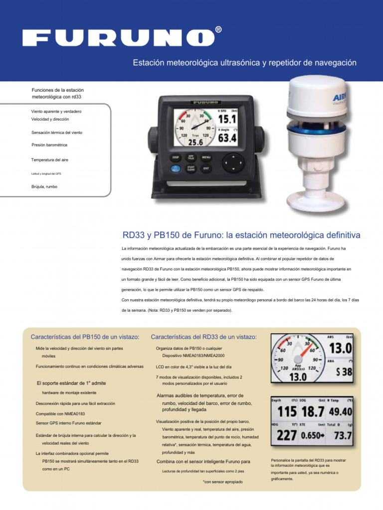 pb150-rd33-brochure-web.ashx | PDF | Meteorología | Sistema de ...