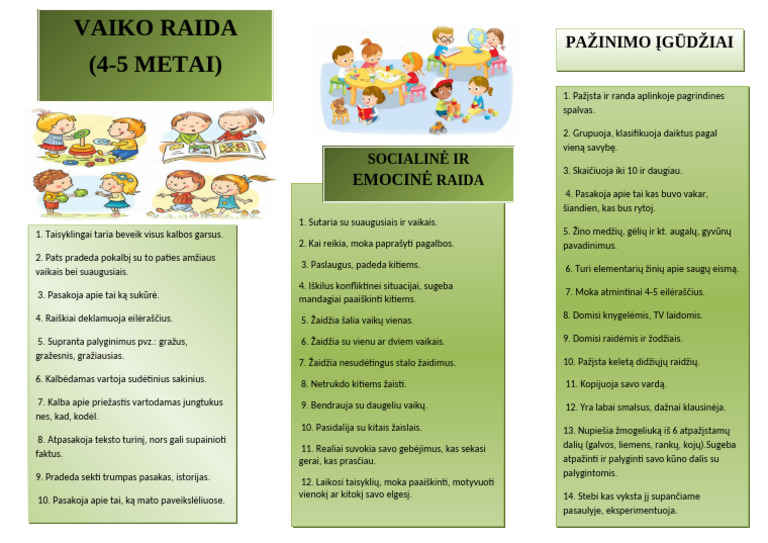 Lankstinukas 4-5 M. | PDF