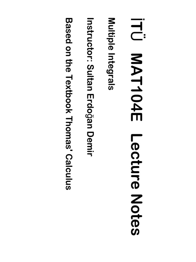 Chapter15 Multiple Integrals Pdf