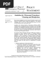 TEE Transducer Care Guidelines | PDF | Disinfectant | Sterilization ...