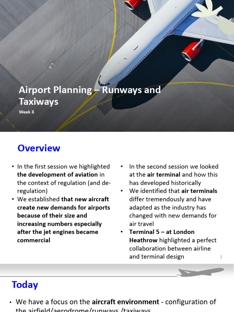 Taxiways and Runways | PDF | Airport | Runway