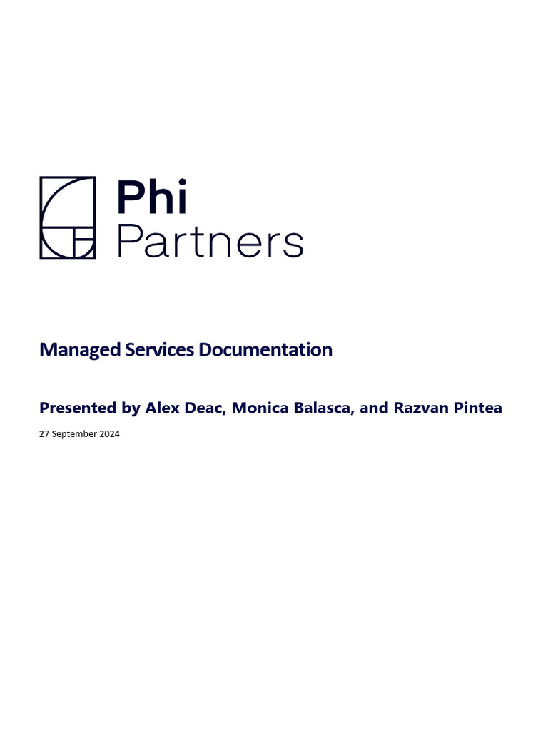 Managed Services Overview and Governance | PDF | Software Testing ...