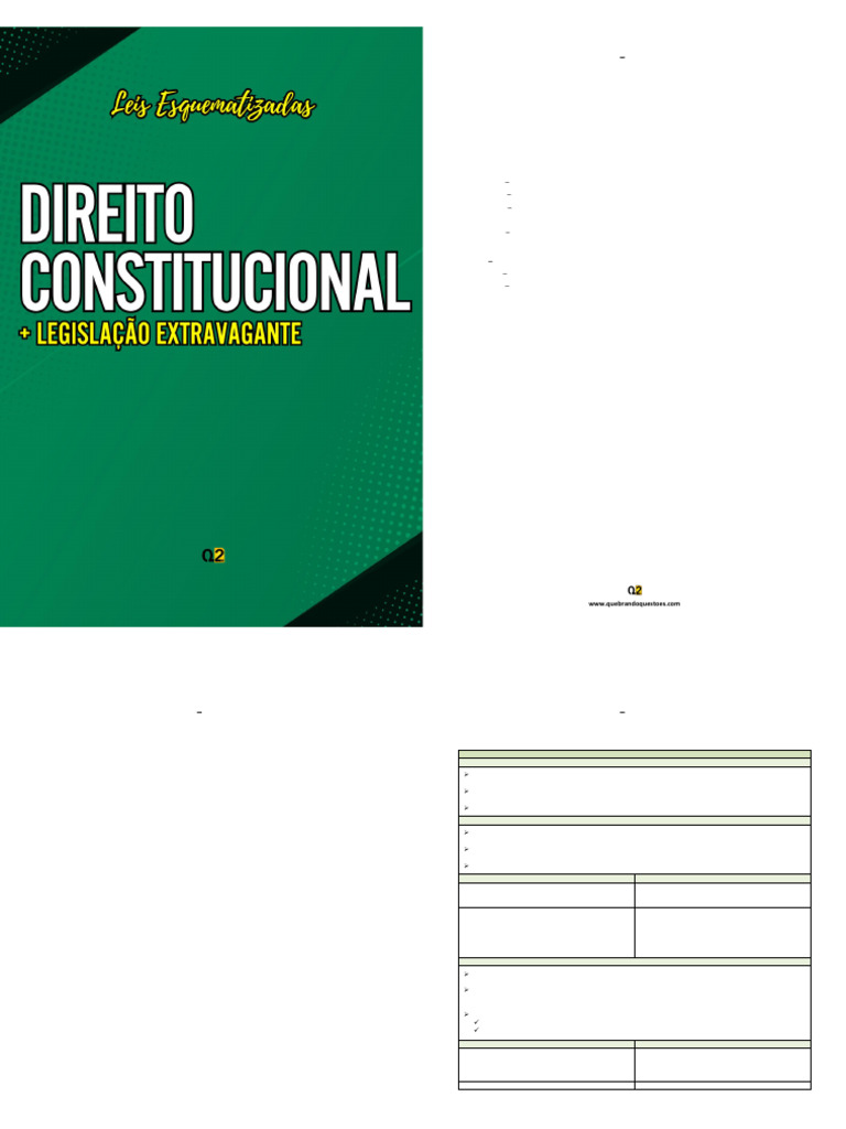 Constituição Federal: Legislação Esquematizada | PDF | Constituição ...