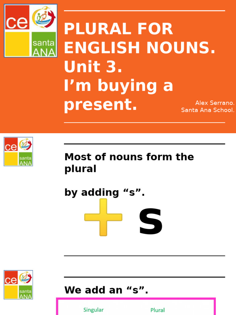 Plural of English Nouns | PDF