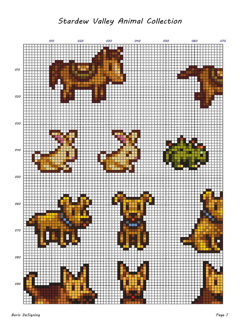 Stardew Valley Animal Collection | PDF | Color