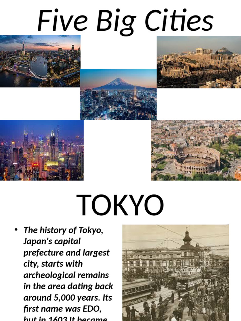 Overview of Five Historic Cities | PDF
