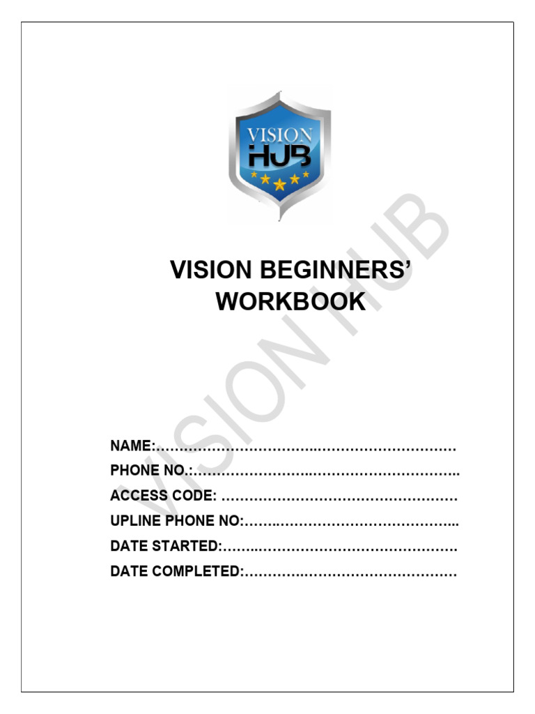 BEGINNERS WORKBOOK | PDF