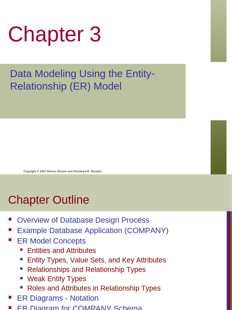 Lec 4,5 CH 3 | PDF | Conceptual Model | Databases