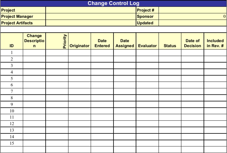 Change Log | PDF