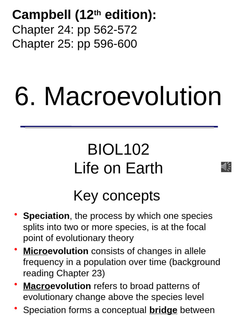 Macroevolution 2024 | PDF | Evolution | Extinction