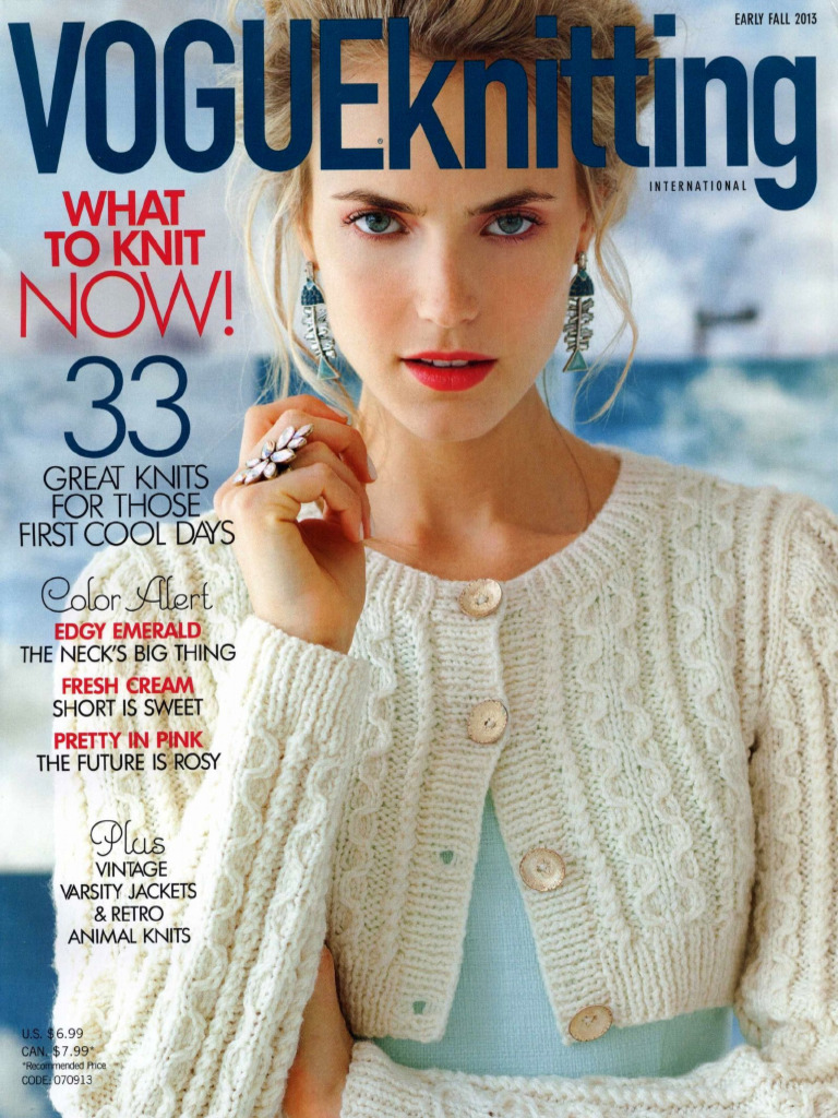 VOGUE Knitting Early Fall 2013 | PDF