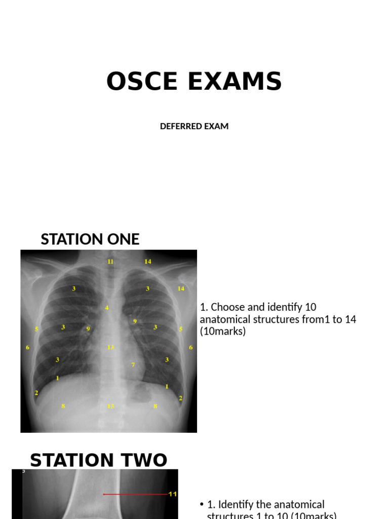 Radiology OSCE Exam Guide | PDF | Pathology | Medicine