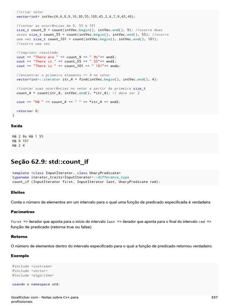 Notas sobre C++: Funções e Padrões | PDF | C ++ | C (linguagem de ...