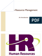 Introduction to HRM