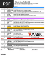 MTG Cheat Sheet Quick Reference | PDF | Sports | Wizards Of The Coast Games