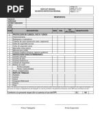 Checklist de Inspección de EPP | PDF