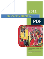 EDUCACION MEDIEVAL (Patristica y Escolastica