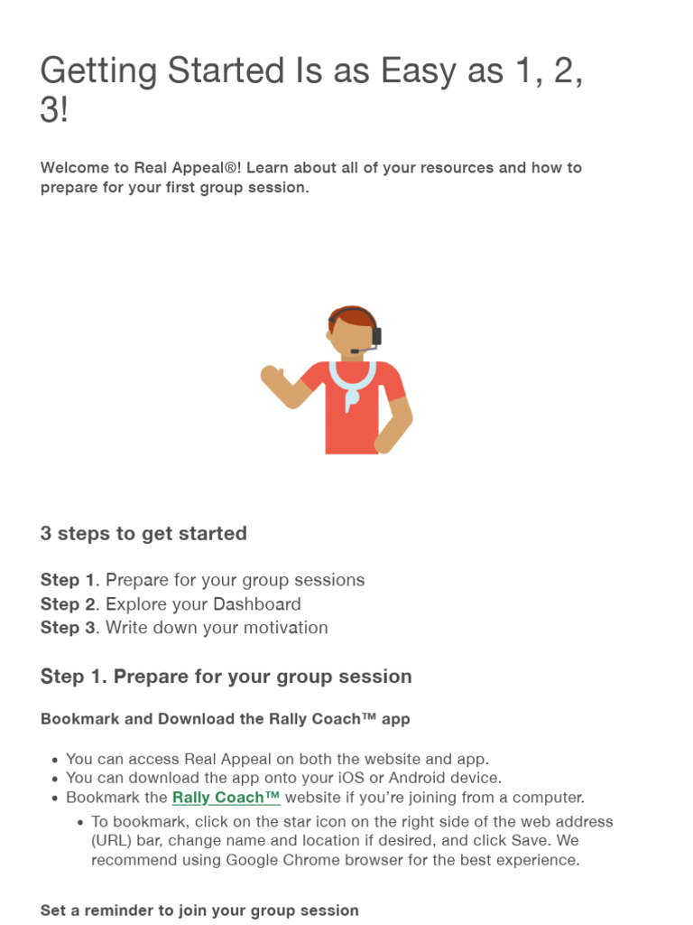 2 Getting Started Is As Easy As 1, 2, 3! | PDF | Mobile App | Motivation