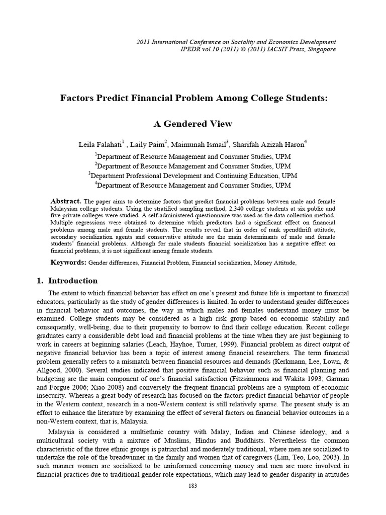 factors-predict-financial-problem-among-pdf-socialization
