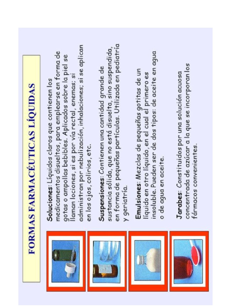 Formas Farmaceuticas Liquidas | PDF