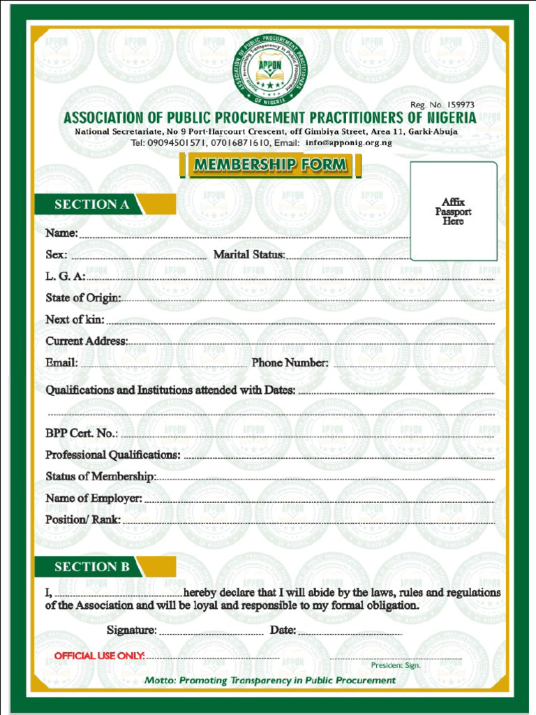 Appon Form | PDF