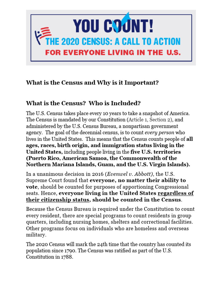 Importance of the U.S. Census Explained | PDF | Hispanic And Latino ...