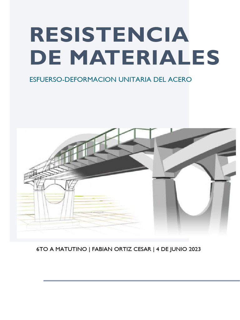 RESISTENCIA DE MATERIALES No2 | PDF | Deformación (ingeniería) | Fractura