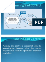 Planning and Control