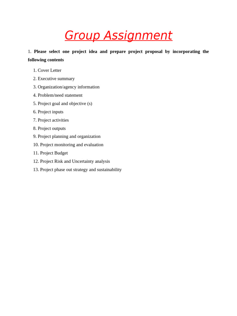 Group Assignment (Advance Project MGT) | PDF | Business