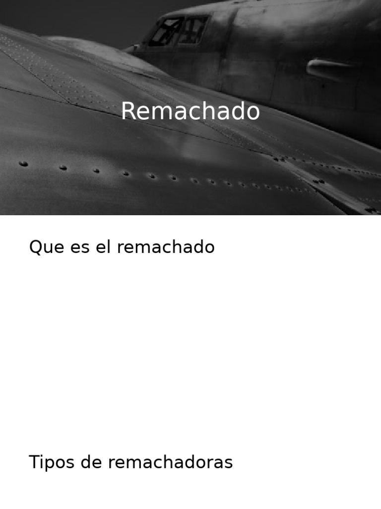 Remachado | PDF