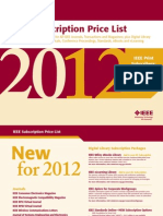 Ieee Sub Price List 2012
