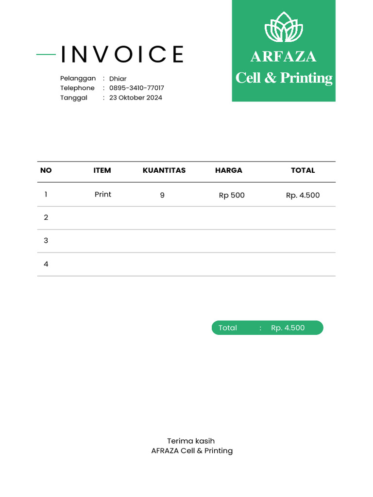 Invoice PDF | PDF
