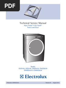 Electrolux Dryer Service Manual