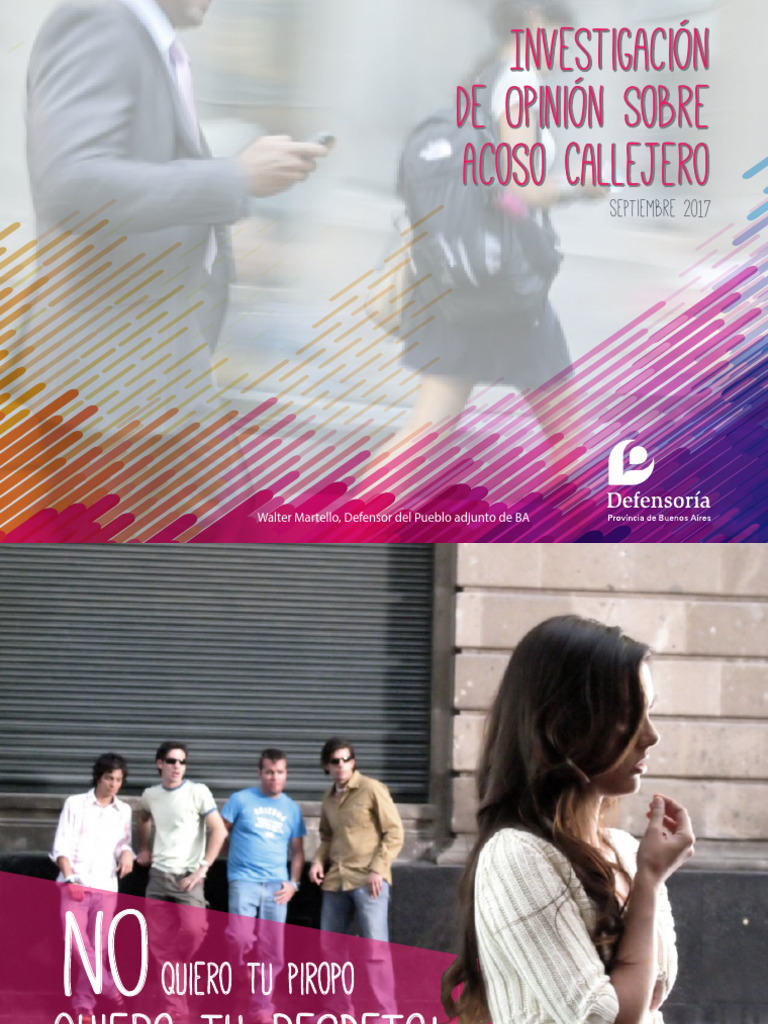 Investigación de Opinión Sobre Acoso Callejero | PDF | Acoso sexual ...