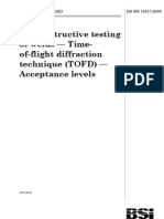 EN 15617 (2009) (BS) Non-Destructive Testing of Welds - Time-Of - Flight Diffraction Technique (TOFD) - Acceptance Levels