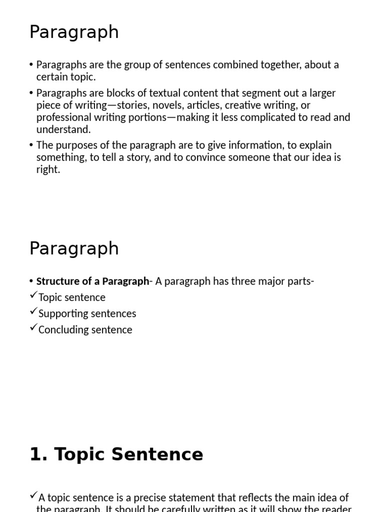 Understanding Paragraph Structure | PDF | Essays | Paragraph