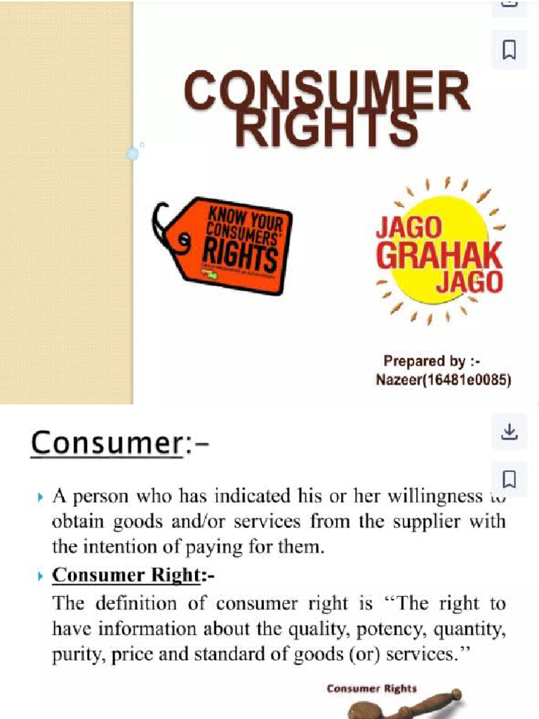 Health q1 Right of Consumer | PDF