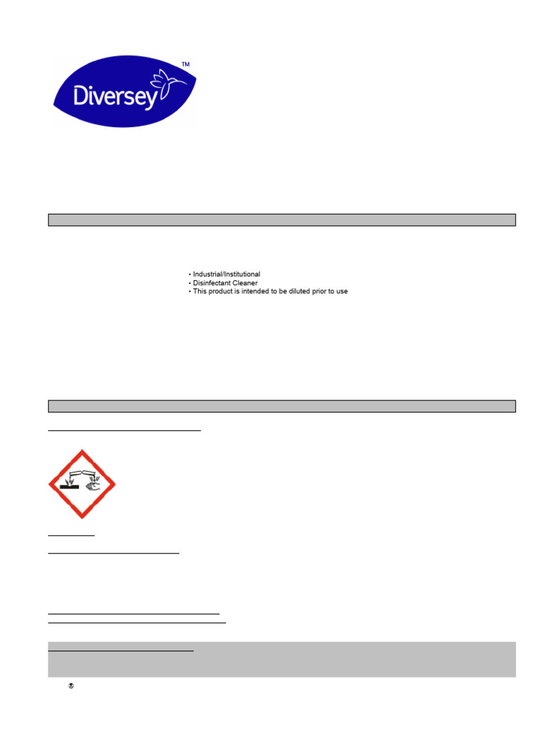 MSDS - OXIVIR PLUS | PDF | Resource Conservation And Recovery Act | Waste