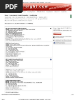 A-Z Airfreight Directory - Cargo Agents - Freight Forwarders - Saudi Arabia