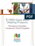 Free Glass Bead Making Projects: Plus Bonus Checklist: Lampwork Tools & Supplies