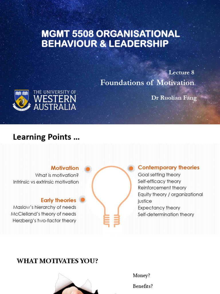 Understanding Motivation in Organizations | PDF | Motivational | Motivation