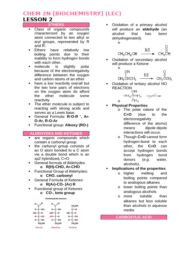 Organic Chemistry Basics | PDF | Carboxylic Acid | Ester